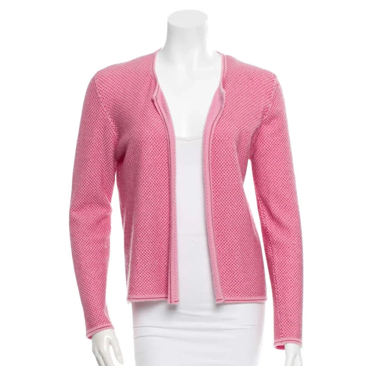 cardigan cashmere rosa