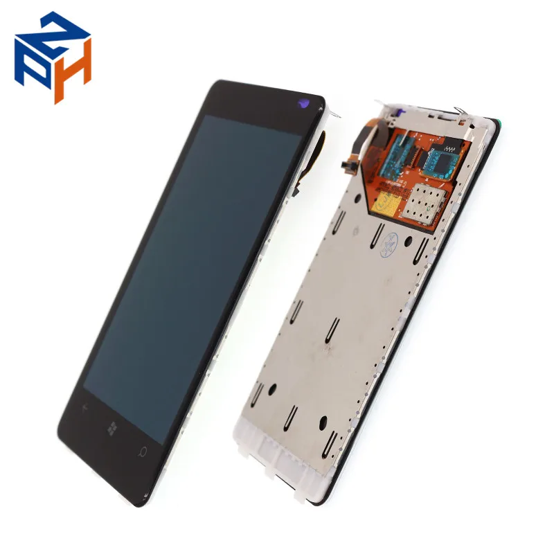 Display LCD Originale Da 4.0 "per Nokia X RM-980 LCD Touch Screen Digizer Assembly Con Sostuzione Del Telaio Per Schermo NOKIA X A110 - Foto 5