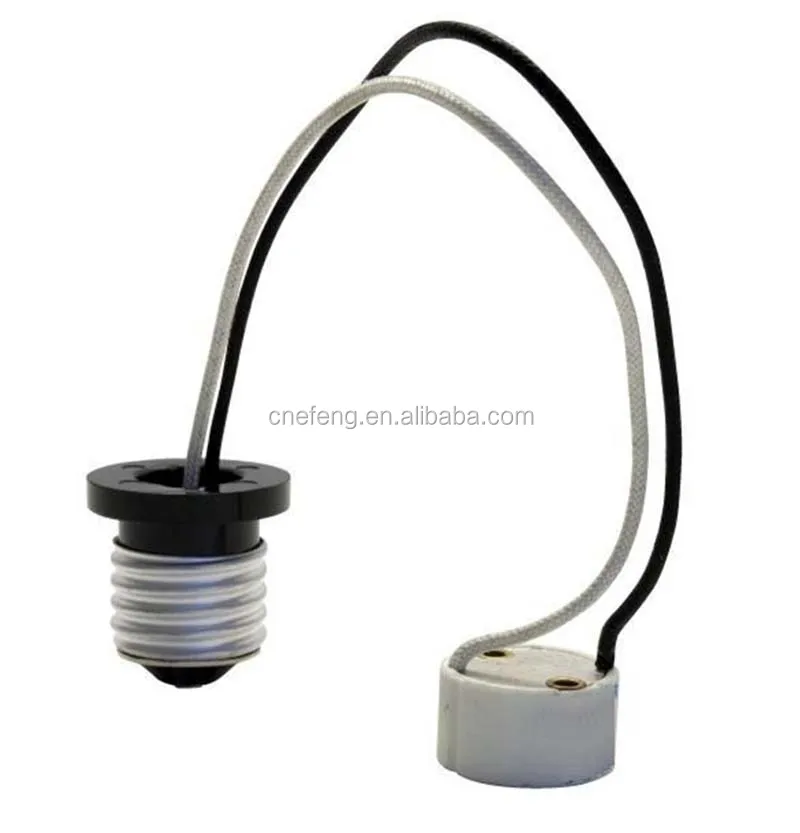 GU10/E27/E14/E40/B22 Bulb Adapter Lamp Extender Socket Converter Light Holder &W