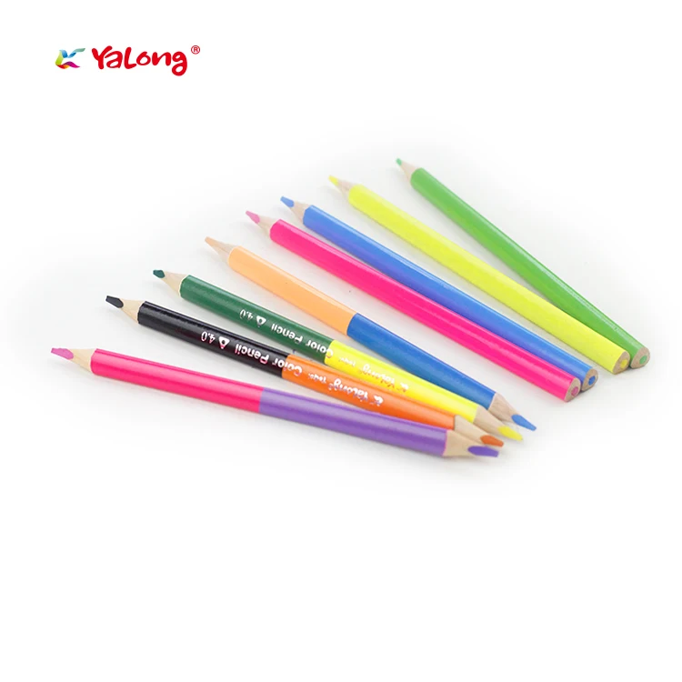 YL817211-24 заказ высокого качества с двойной головкой карандаш комплекты цветные карандаши для детей