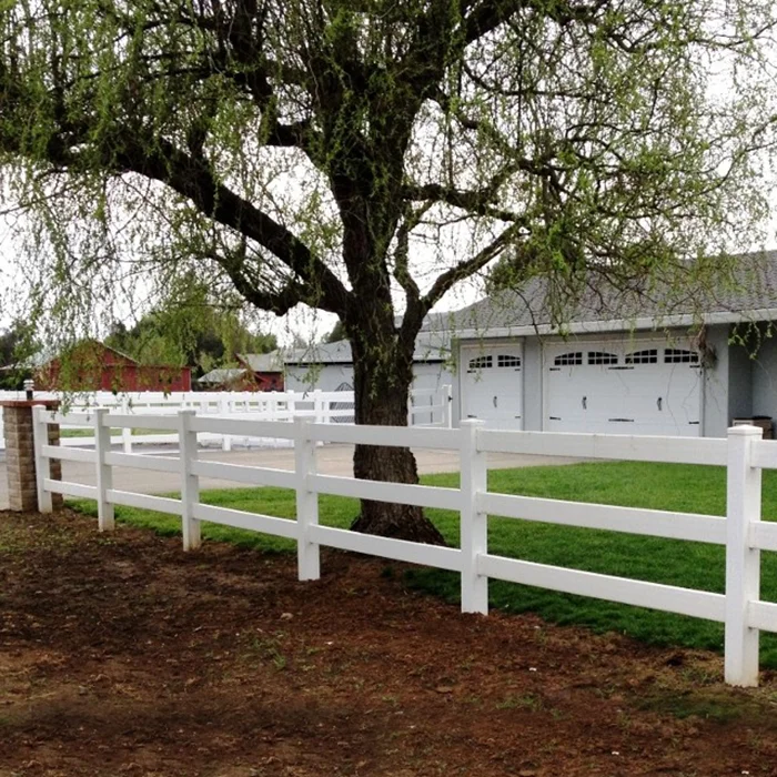 PVC Paddock Fencing for Ranch and Racecourse