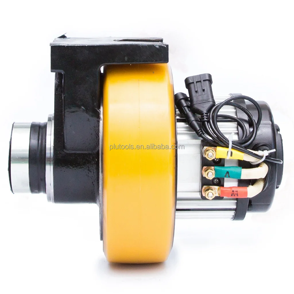 Plutools CE Certificate AC24V 1500W Horizontal Drive Wheel 1100kg Load Capacity