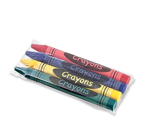 20 Packs of Wax Crayons with 4 Wax Crayons per Pack 