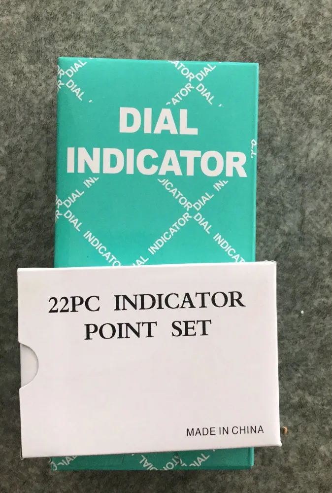 Universal 1 Inch Dial Indicator With22 Pcs Dial Indicator Point Set
