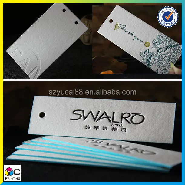 Wholesale letter press printing paper luxury business card per your artwork