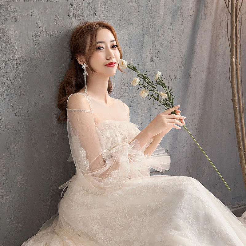 cute korean wedding dress