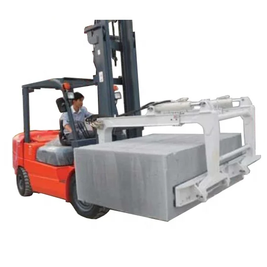 Forklift Clamp Attachments for Handling Various Kinds of Block and Brick