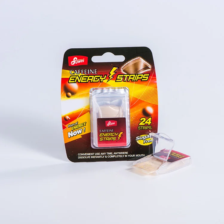 Energy Function and Sports Supplements Caffeine Energy Strips