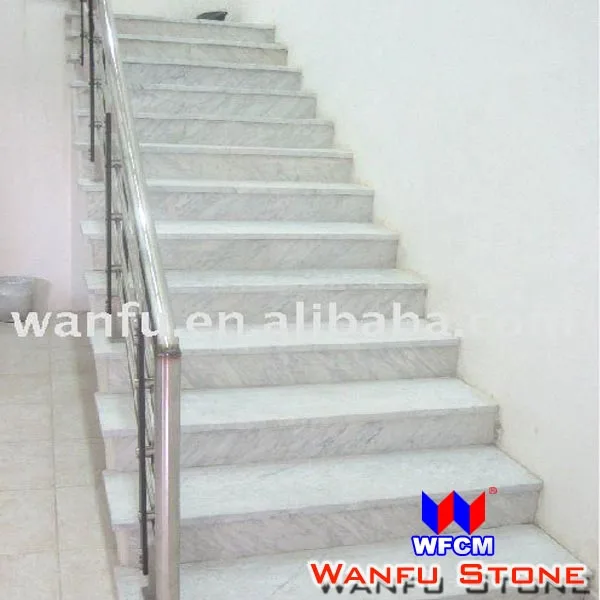 Source Carrara White Marble Stairs Step Polished Low Price On M Alibaba Com