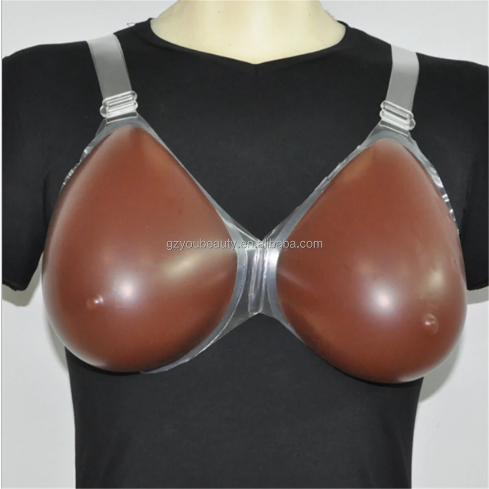 Tear Drop Triangle Custom Nude Color Artificial Nipple Breast Forms