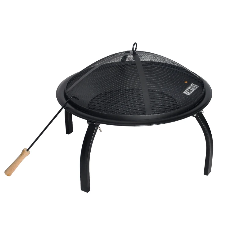 22-Inch-Round-Black-Steel-Foldable-Indoor (1)