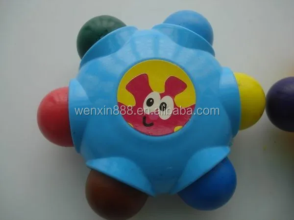 Promotional Packing 6 Pcs 0.8cm Crayon Set Non-toxic Colorful Wax Crayon for children