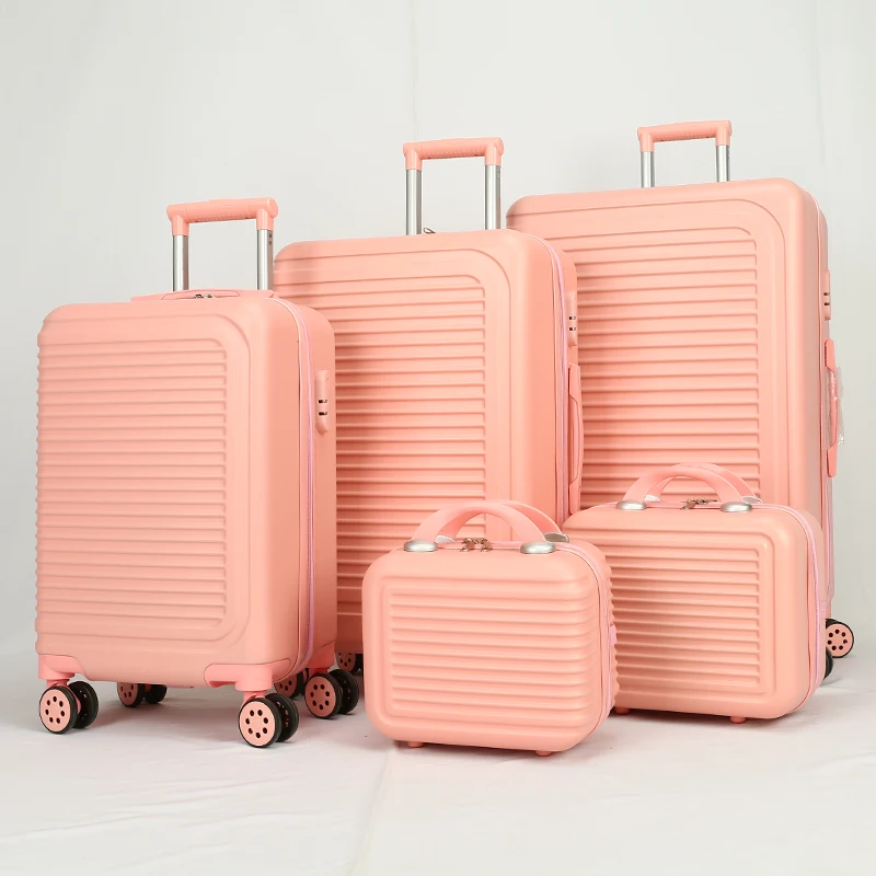 Коричневый жесткий Дорожный чемодан, 3 шт., 2 шт., ручной чемодан с замком TSA, Спиннер, 4 колеса, 5 шт., чемодан из АБС-пластика, комплект чемоданов на колесиках