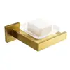 Portasapone in oro spazzolato