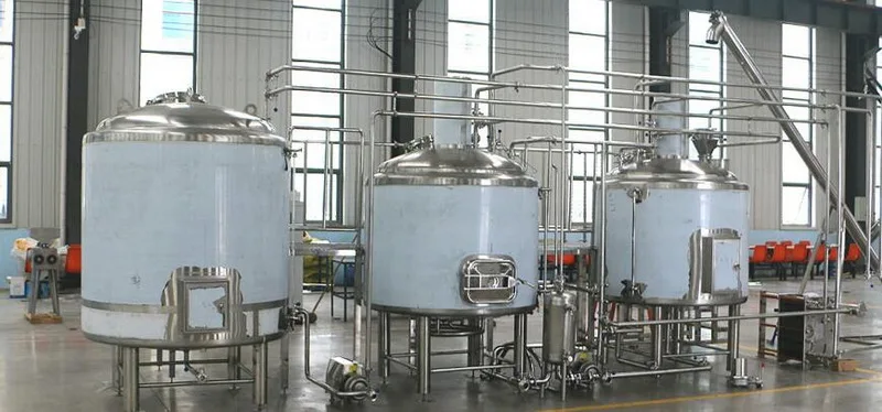 2000L Three Vessel  for Vessels Five Vellels Brewhouse Mash Tun  Lauter Tun