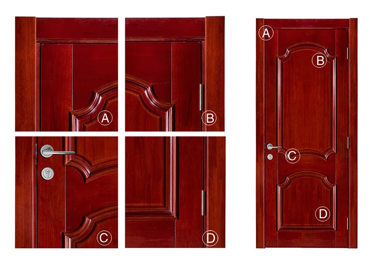 Panel Design Wooden Doors Prices Wood Doors Polish Color Swing Door