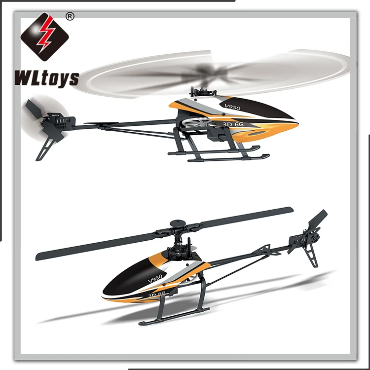 New wltoys V950 D6G 6ch single blade RC helicopter|