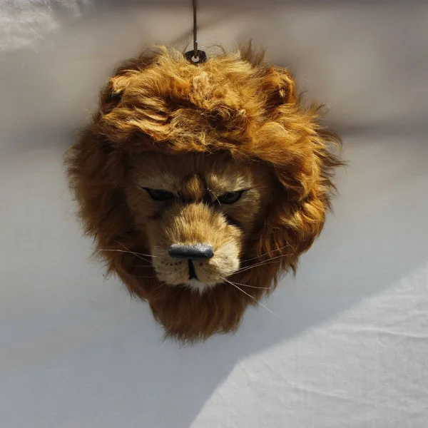 stuffed lion head