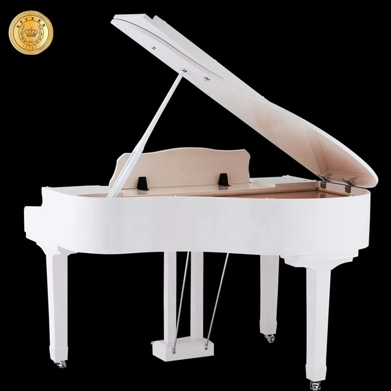 Grand Piano Digital Piano HD-W100 Profissional Silencioso Sistema de Branco  Brilhante