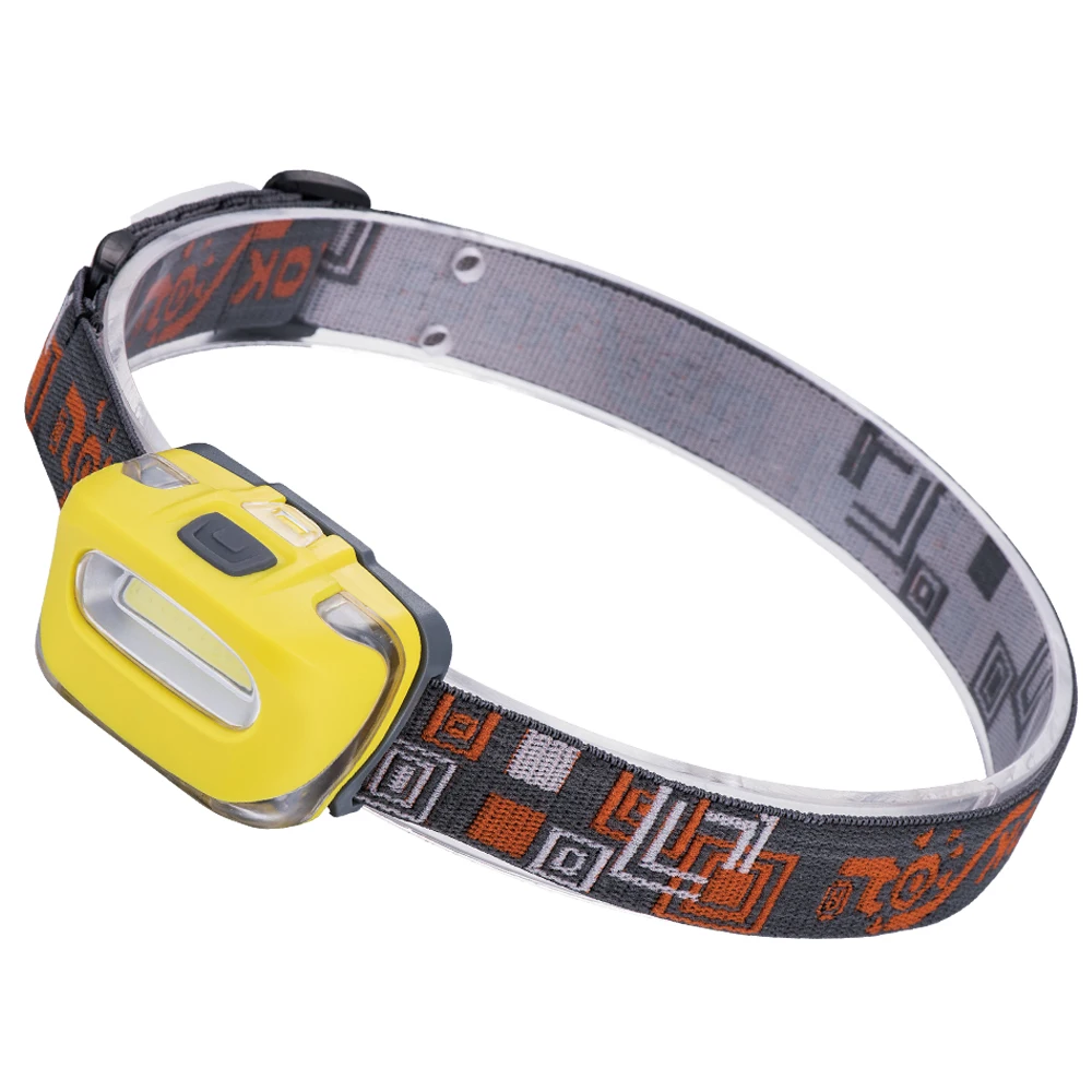 Super bright new cob headlamp waterproof rotary head led headlamp 3W bicycle led light headlamp