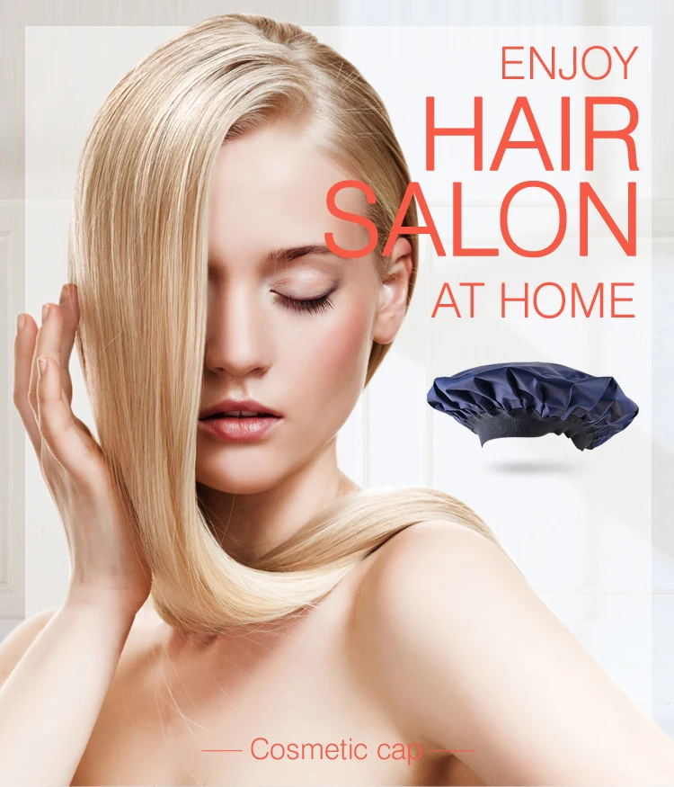 Flaxseed Microwavable Heat Hair Cap Hair Styling Hat Treatment Steaming