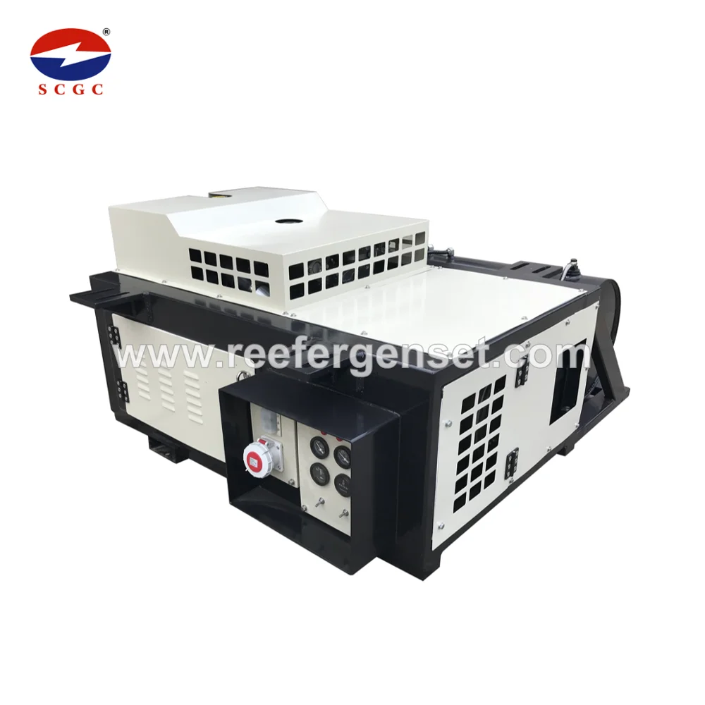 Used 15kW 18.75kVA  Under-slung Gensets for Reefer container