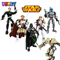 QWZ Star Wars General Grievous Darth Vader White Storm Trooper Building Blocks Sets Model Assembled Brick