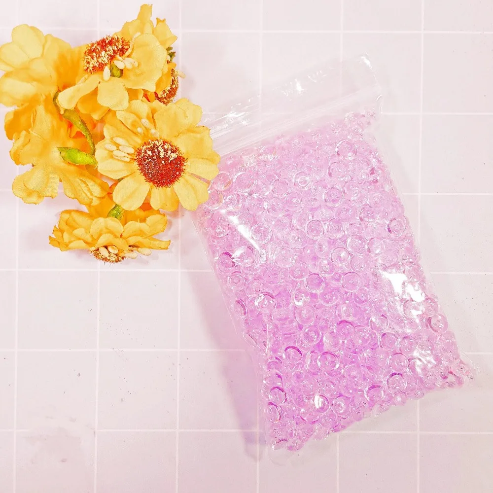 60 г Slime бусины кристаллический грунт материалы плоская бусина садок для рыбы украсить slime Лизун бусины