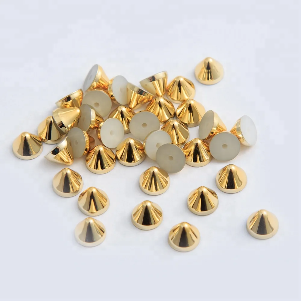 Plastic Beads Punk Sewing Spikes Rivet Cone Stud Bead DIY for Bag Garment Leathercraft