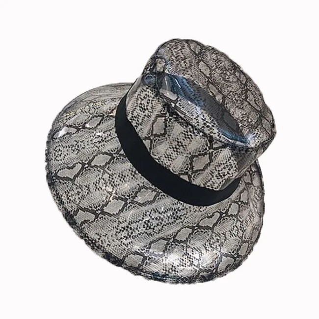 leather fishing hat