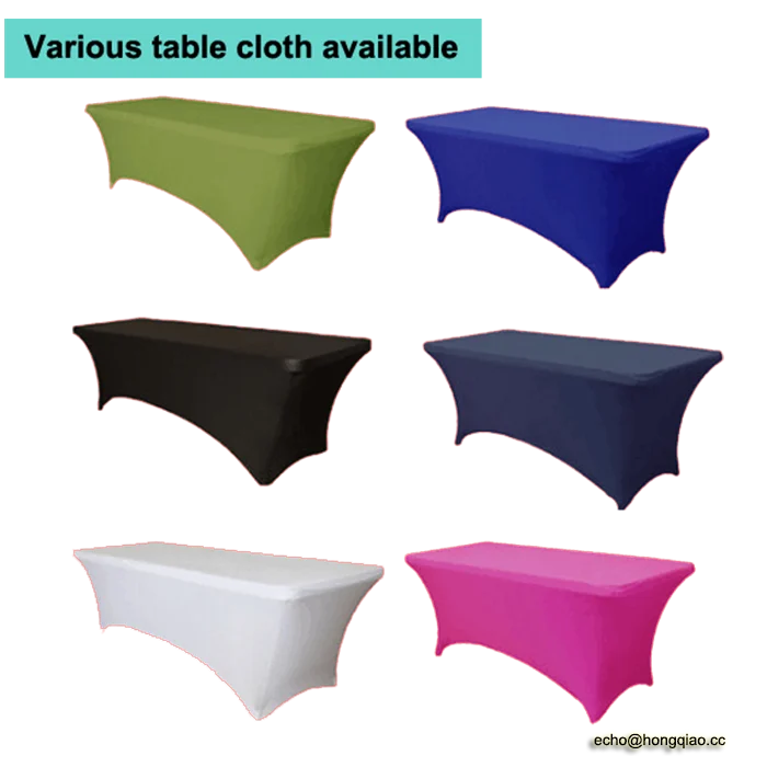 Top Seller 200cm Rectangle HDPE Plastic Resin Folding Table with Foldable Steel Legs ODM ZHEJIANG SANMEN HONGQIAO