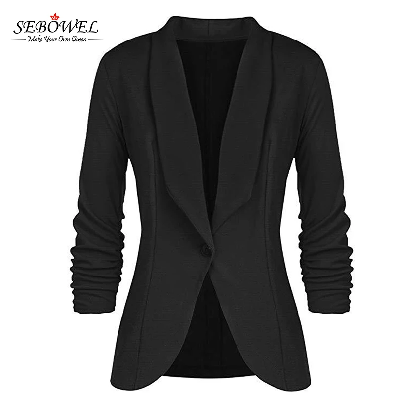 Source Comercio fábrica suministro formales blazer negro para las señoras de mujeres on m.alibaba.com