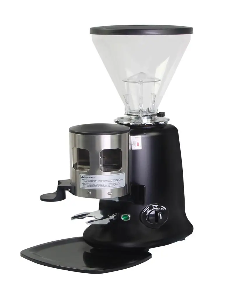  Commercial 350W Coffee Grinder Burr Mill 1.2kg Round