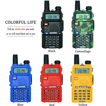 Baofeng UV-5RA - Radio Walkie Talkie, color negro