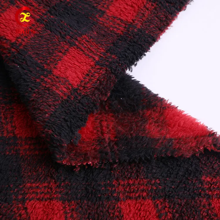 Двустороннее Флисовое одеяло tela с принтом sherpa для ткани