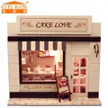 Doll house furniture miniatura diy doll houses miniature dollhouse wooden handmade grownups toys for children birthday