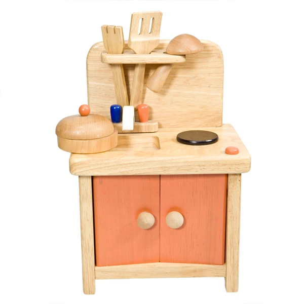 mini wooden kitchen toy