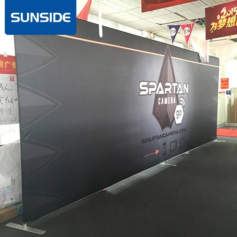 Товары для торговой выставки выставочная выставка 8x8 футов 8x10 ступенчатый и повторяющийся фон демонстрации стойки