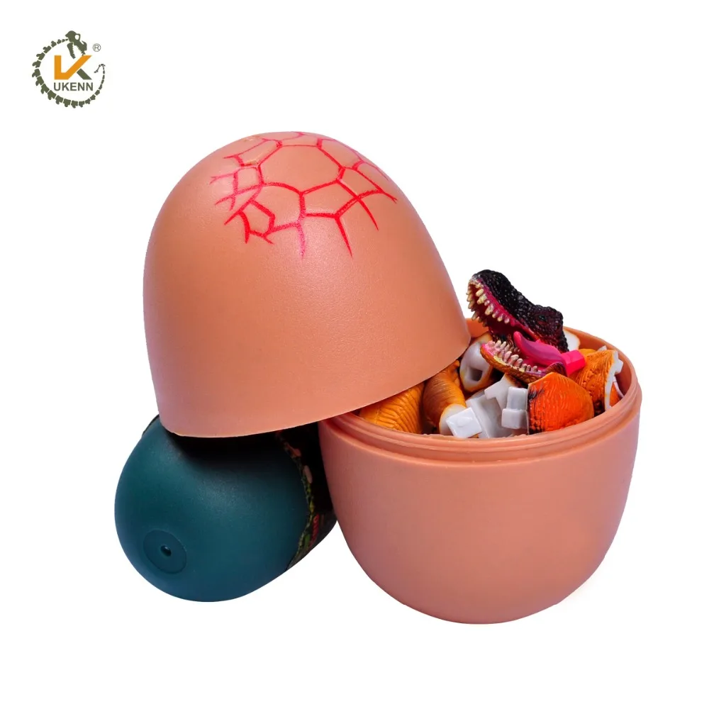 도매 가장 인기 있는 3D 퍼즐 교육용 장난감 플라스틱 공룡 알 어린이용 애니메트론 모델