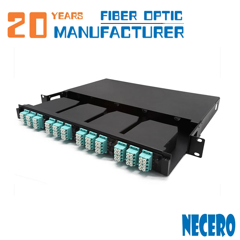 
 Max 96 Lc волокна 1U 48 портов Utp Cat 6 Патч-панель  
