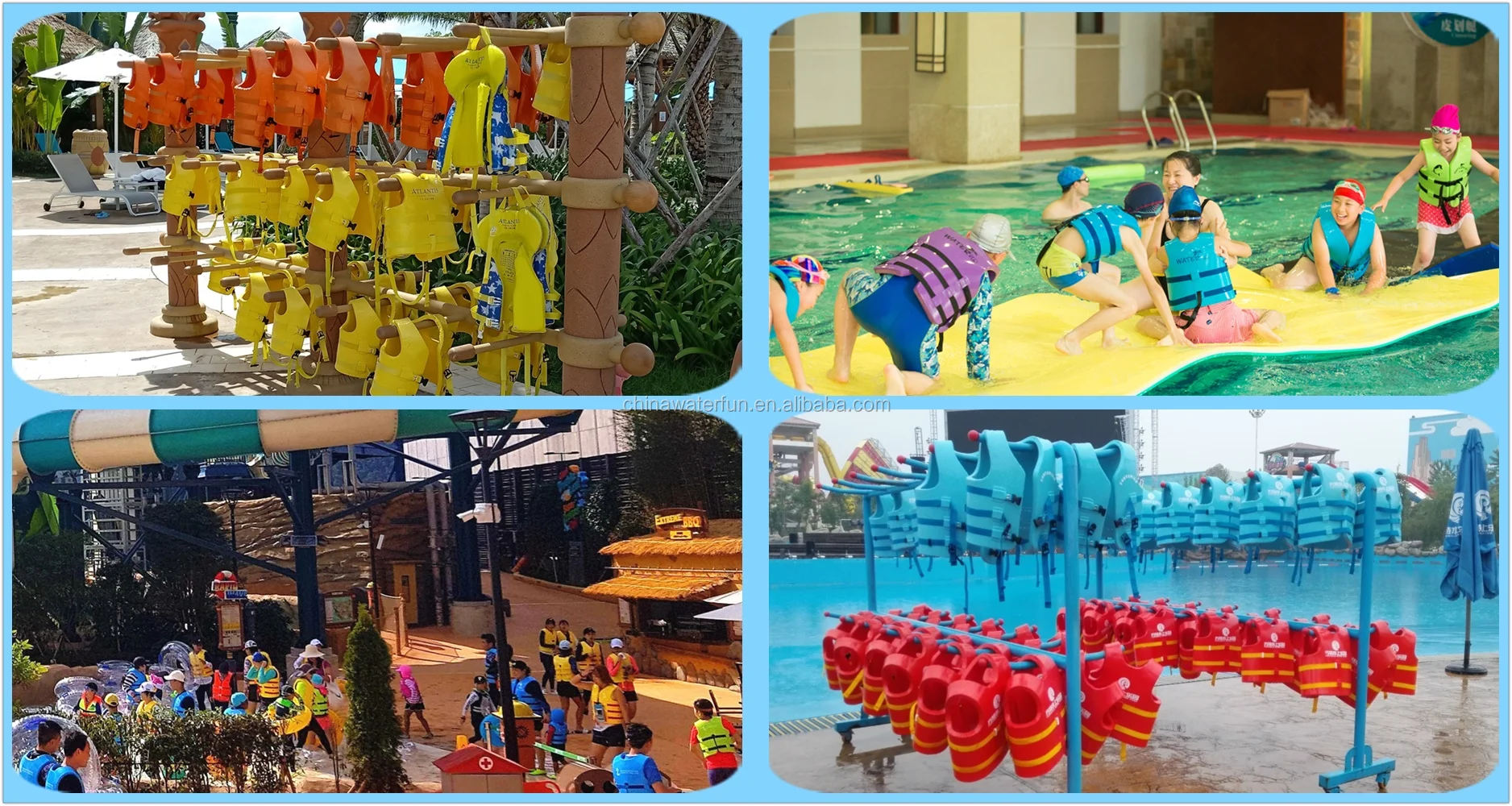 High Quality Custom Vinyl Coated Foam Swim Vest Life Jacket Life Vest