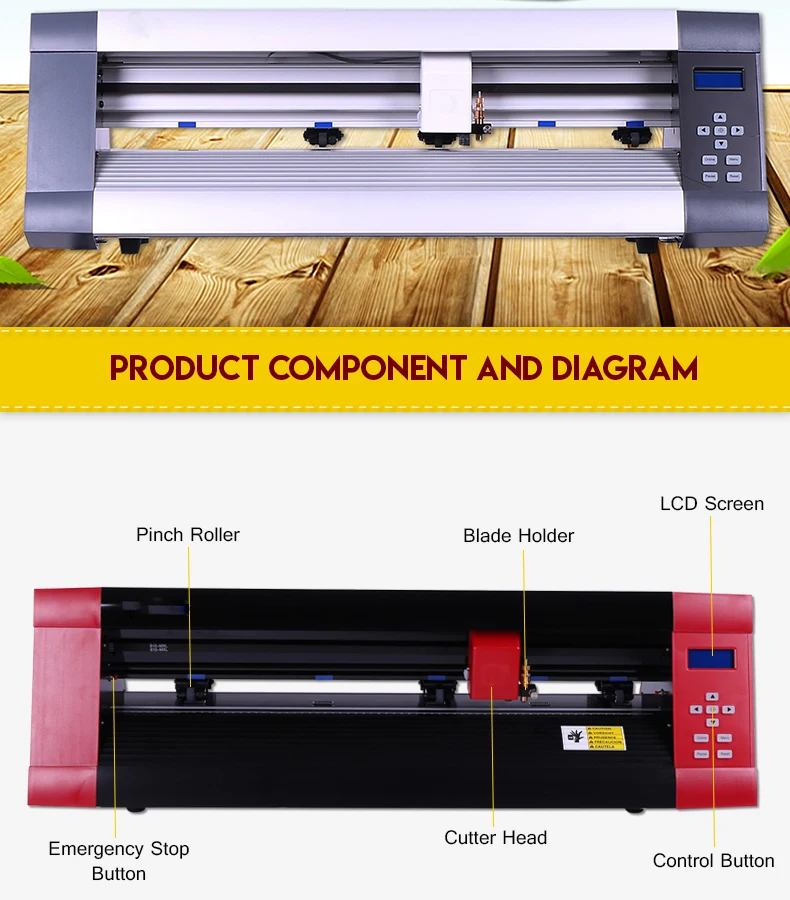 MYCUT MC630 Camera Sensor Contour Cut Cutting Vinyl Cutter Plotter