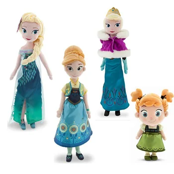 Cartoon Movie Frozen Figure Elsa Anna soft children best birthday gift plush toy