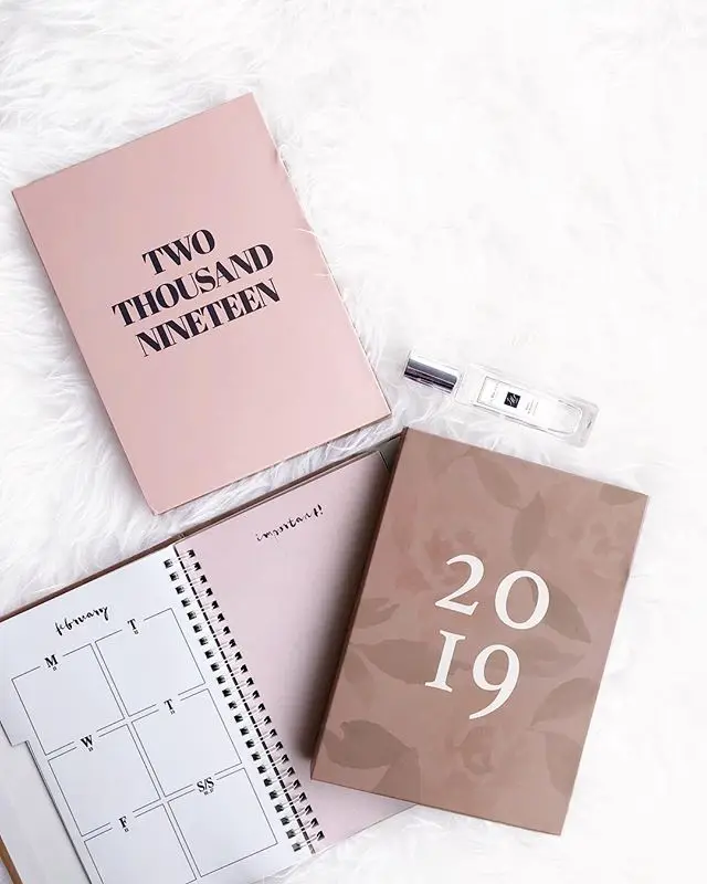 Ежемесячный Еженедельный Органайзер планировщик печать Индивидуальный размер