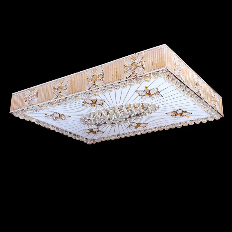 Salon CFL Ceiling Light K9 Crystal Chandelier Lighting