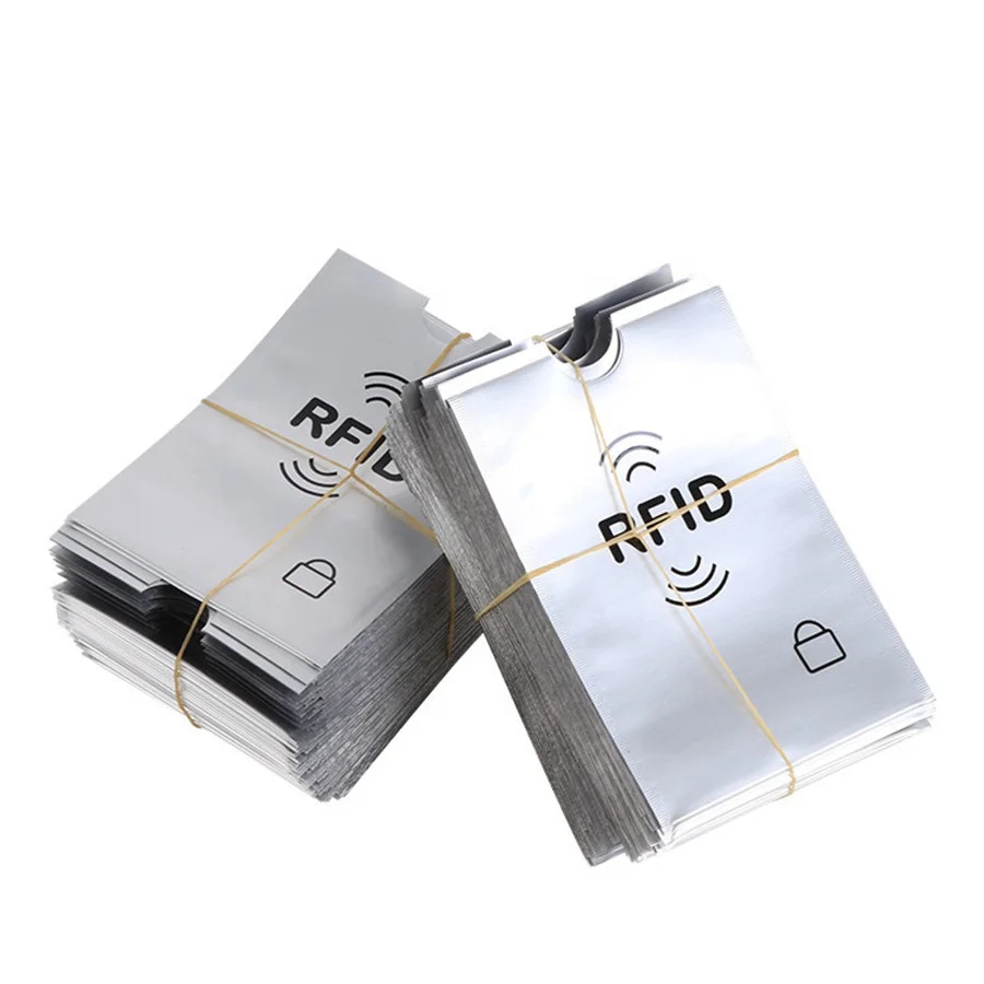 contactless card security sleeve Pacsafe RFIDsleeve 25 RFID-Blocking Credit 2 Pack RFID shields are a superb debit card protector 1-50pcs RFID Card Sleeve Wallet