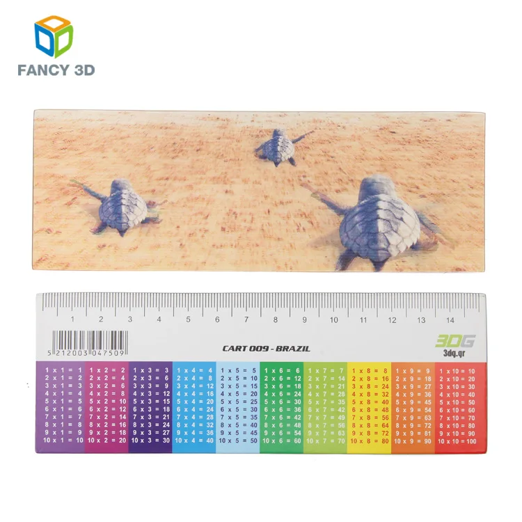 Zebulun пользовательские продукты таблица умножения точные 3D пластиковые линзовидные