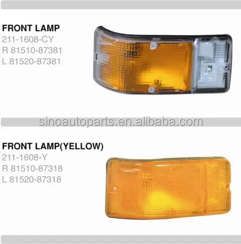 tail lamp 81550-87327-000 81560-87313-000,front lamp 81510