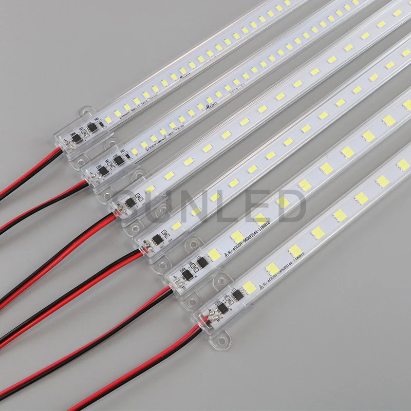 Wholesale High Quality AC 220V Super Bright SMD 2835 4014 5050 5630 LED Strip Light Bar Advertising Backlighting From