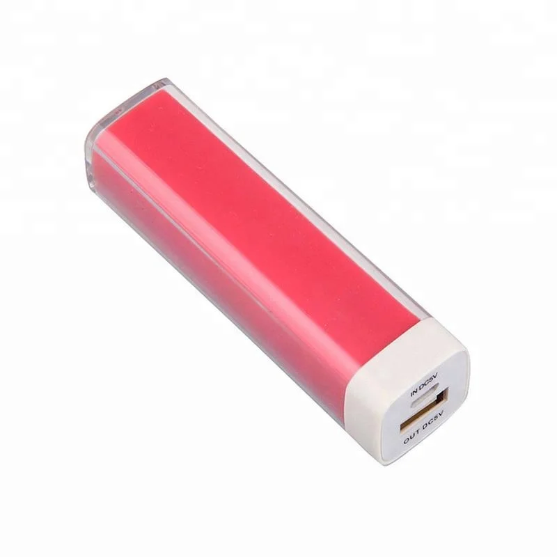 2000mah 2600mah Lipstick Mini Power Bank Promotion Gift Perfume Portable Powerbank External Battery Mobile Phone Charger